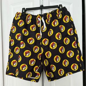 Men XL Buc-ee’s swim trunks